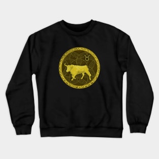 Zodiac Taurus Brown Crewneck Sweatshirt